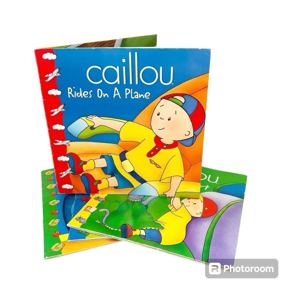 Caillou Books Goes to Work The Hiding Place And Gilbert Rides on a Plane